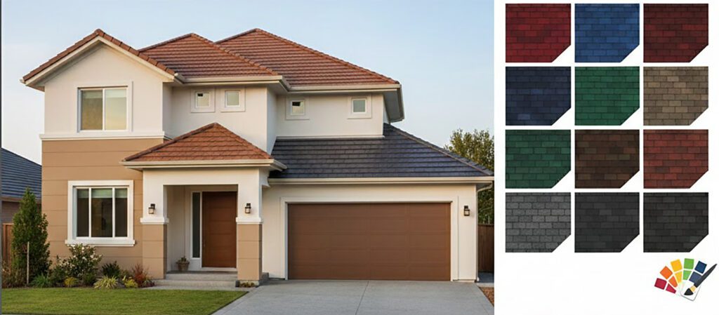 สีหลังคาโรงรถ