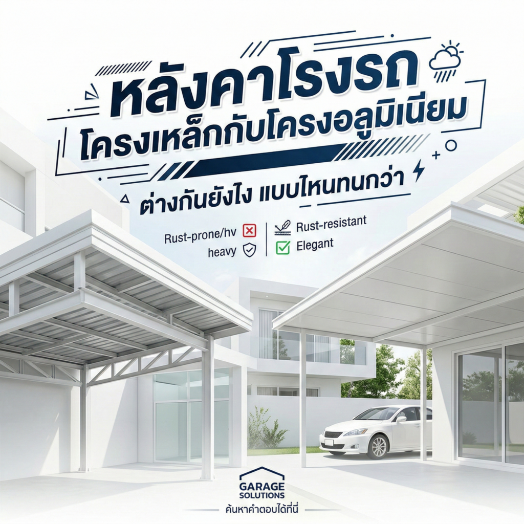 โครงเหล็กกับโครงอลูมิเนียม