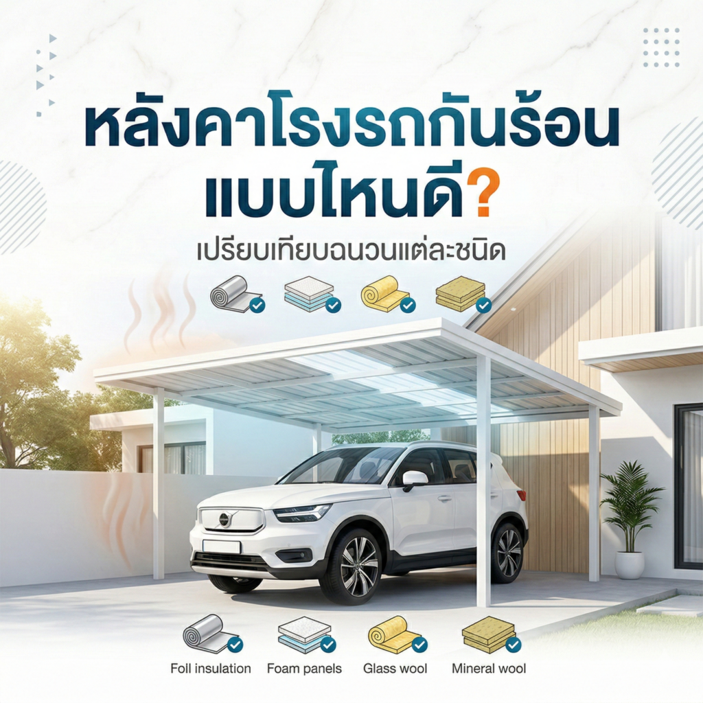 หลังคาโรงรถกันร้อน